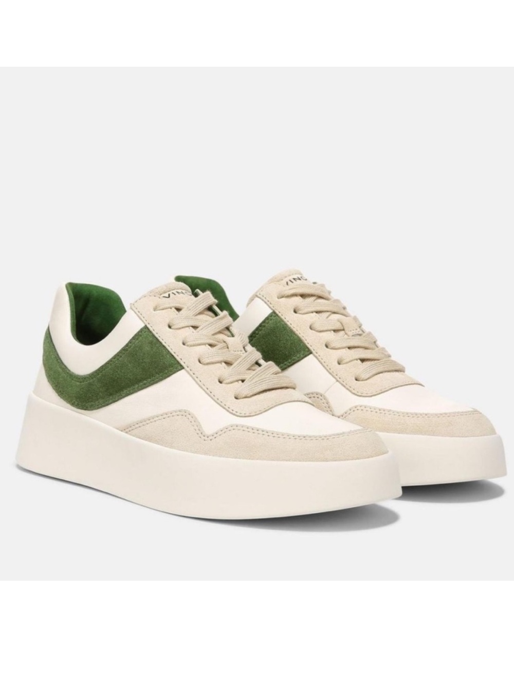 Vince Warren Court Leather and Suede Sneaker